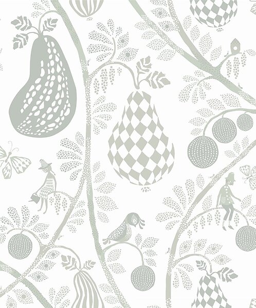 Littlephant Fruit Garden White/Green tapet 1484L