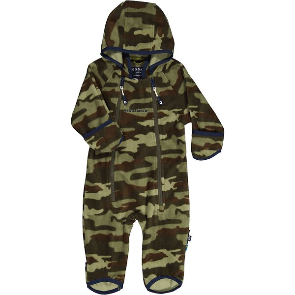 Geggamoja Vindfleece overall Camo 62/68