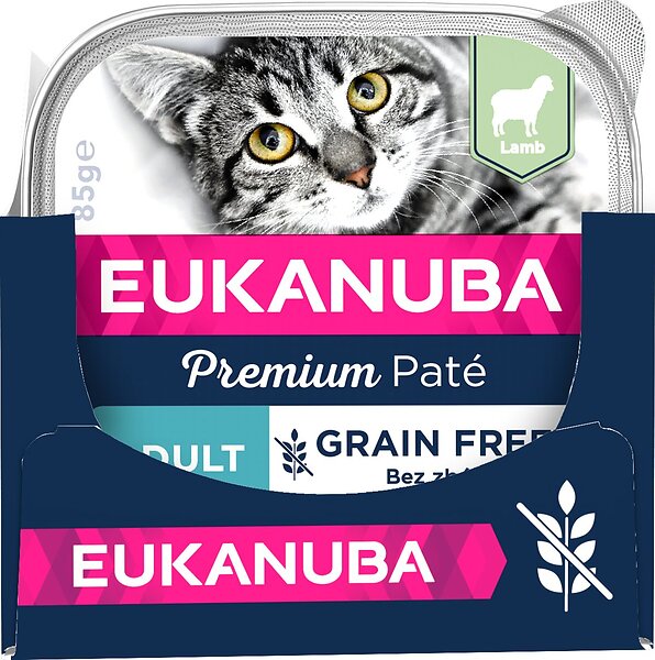 Eukanuba Grain Free Kitten Lamb Paté Mono Kattfoder  ...