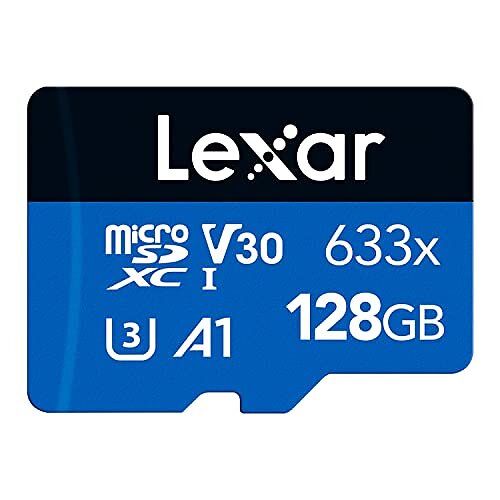 Lexar 633x 128 GB Micro SD Kort, microSDXC UHS-I Min ...