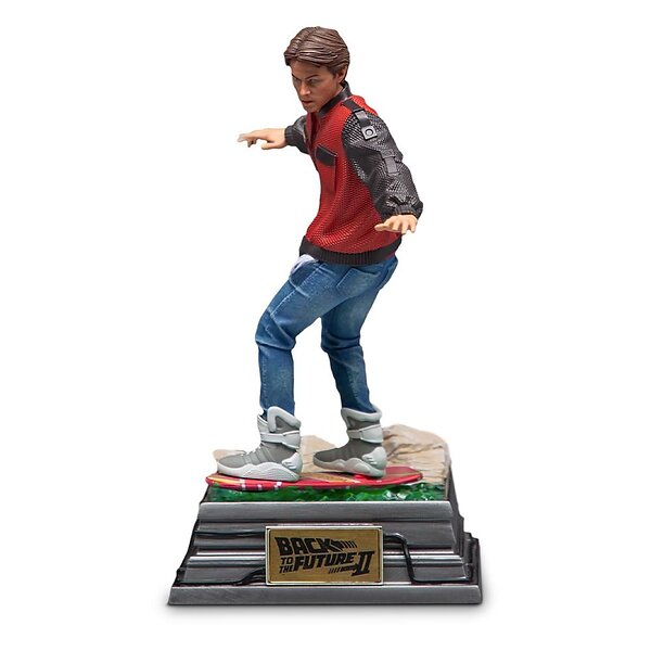 Back to the Future II Marty McFly on Hoverboard Stat ...