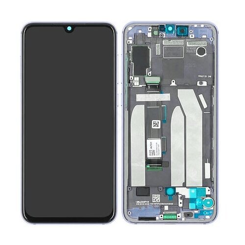 Cover 360° Con Vetro Temperato Per Xiaomi Mi 9 SE - Custodia Bumper Protettiva Blu + Pellicola, 2 Pezzi
