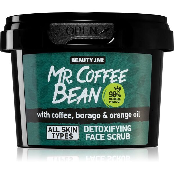 Beauty Jar Mr. Coffee Bean Exfolierande ansiktsrengö ...
