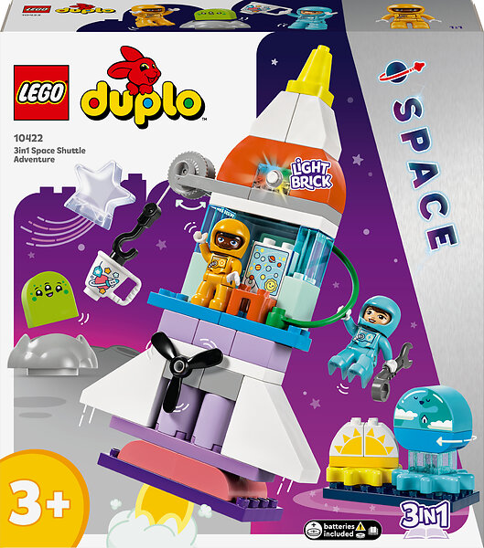 LEGO DUPLO 10422 3in1 Äventyr med rymdfärja