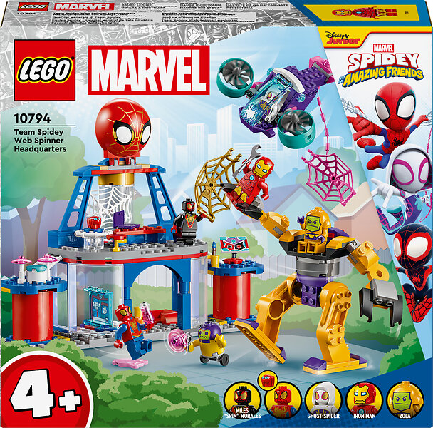 LEGO Marvel 10794 Team Spideys näthögkvarter