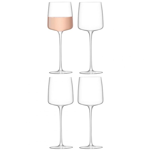LSA International Metropolitan Wine Glass 4-pack, 35 cl