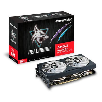 PowerColor Hellhound AMD Radeon RX 7600 XT 16GB GDDR6