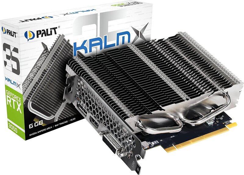 Palit GeForce RTX 3050 KalmX HDMI DP 6GB