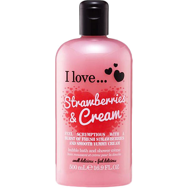 I Love... Strawberries & Milkshake Bath & Shower Creme 500ml