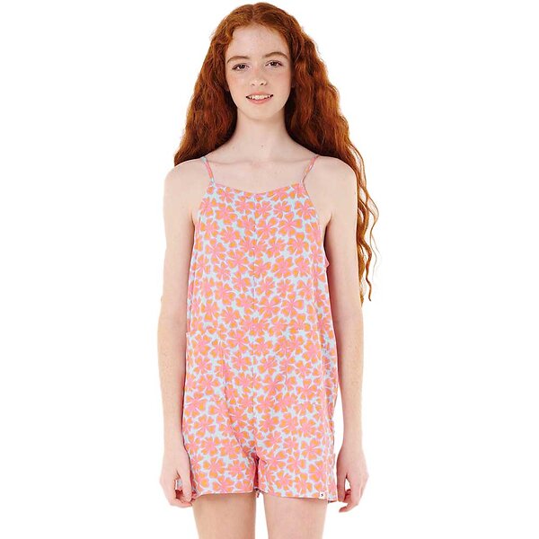 Déguisement de sorcière toile d'araignée néon orange fille