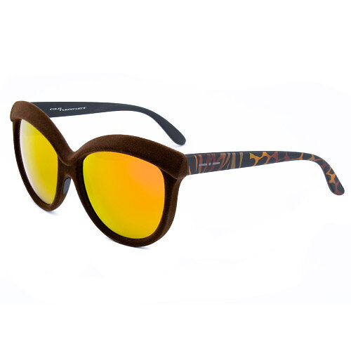 Chanel - Occhiali Quadrati da Sole - Marrone Oro Specchiato - Chanel Eyewear