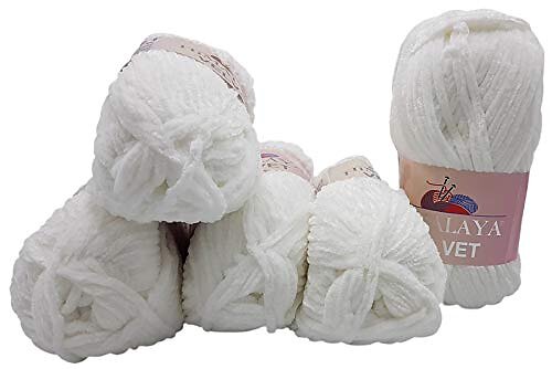 Wohnkult Himalaya Velvet Dolphin breiwol, 3 x 100 g, 40 kleuren om uit Wohnkult Himalaya Velvet Dolphin breiwol, 3 x 100 g, 40 kleuren om uit