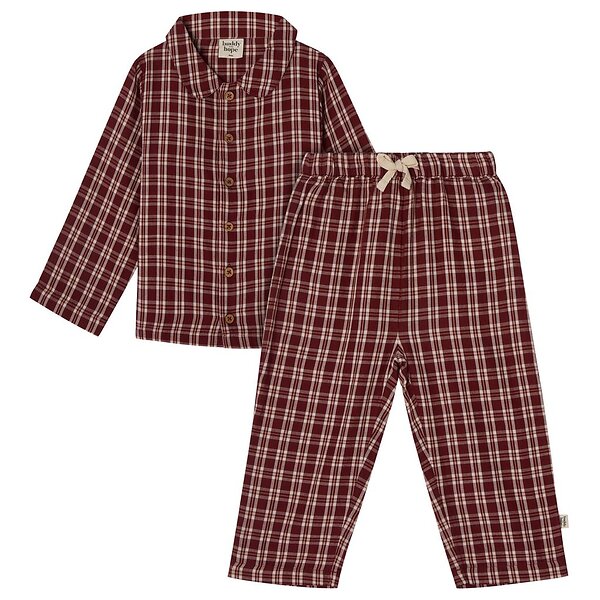Buddy & Hope Oskar Pyjamas Jul Rutig Röd (Jr) - Hitta bästa pris på ...