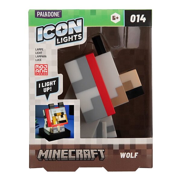 Paladone Minecraft Wolf Icon Light Best Price | Compare deals at ...