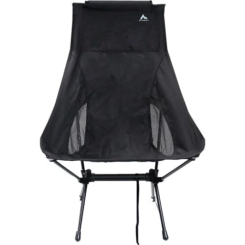 Tabouret De Camping Pliable Avec Poche Latérale | Mini Chaise Pliante Métal Oxford