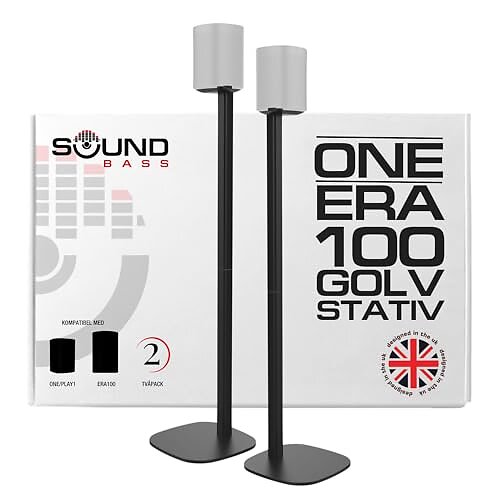 Sanus WSSE1A2-W2 Verstelbare Speaker Stands voor Sonos Era 100 - Paar - Wit Sanus WSSE1A2-W2 Verstelbare Speaker Stands voor Sonos Era 100 - Paar - Wit