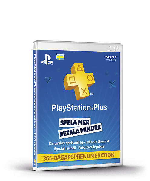 Sony PlayStation Plus 1 Year Subscription Card
