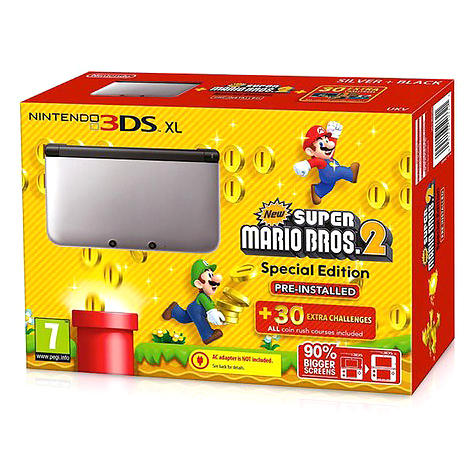 Nintendo 3DS XL (incl. New Super Mario Bros. 2) - Sp ...