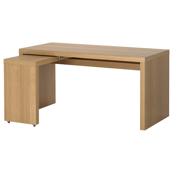 Best pris på IKEA Malm Skrivebord 151x65cm (Med Utdragsskiva Jonas skrivebord fra Ikea | FINN.no