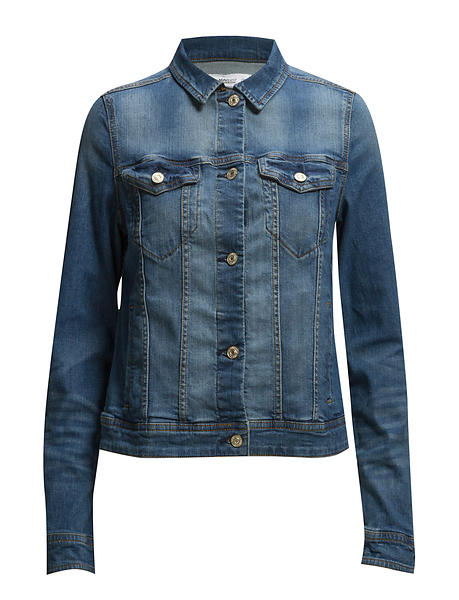 Best pris på Mango Medium Wash Denim Jacket (Dame) Jakker Best pris på Lee Slim Rider Jacket (Dame) Jakker