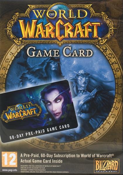 World of Warcraft - 60 Day Game Time Card