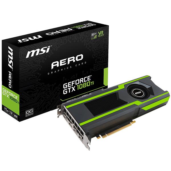 MSI GeForce GTX 1080 Ti Aero OC HDMI 3xDP 11GB