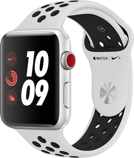 Best pris på Apple Watch Series 3 4G Nike+ 42mm Aluminium Apple Watch Series 3 42mm Aluminium with Sport Band