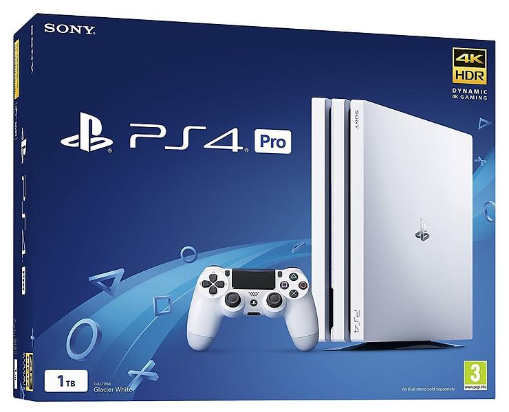 Sony PlayStation 4 (PS4) Pro 1To - White Edition 2016