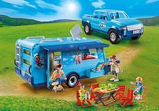 Playmobil Family Fun 9502 Voiture et Caravane