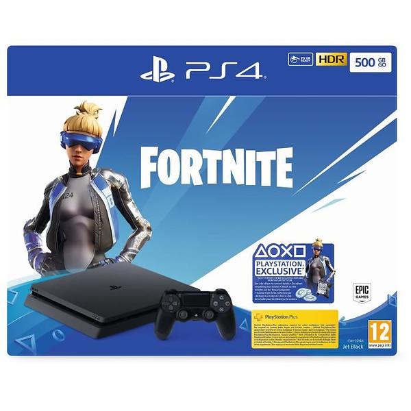 Sony PlayStation 4 (PS4) Slim 500GB (incl. Fortnite  ...