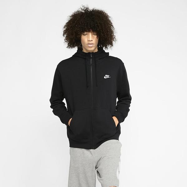 Best pris på Nike Sportswear Club Fleece Full Zip Hoodie Nike Club Hoodie Full Zip, hettejakke herre Grå
