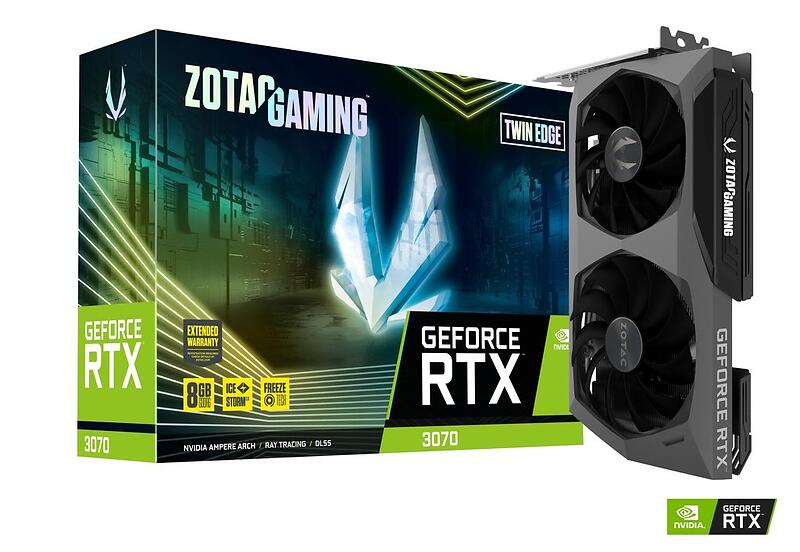 Zotac GeForce RTX 3070 Twin Edge HDMI 3xDP 8GB