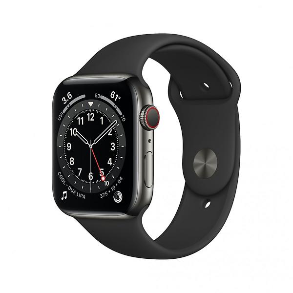 Apple Watch Series 6 4G 44mm Stainless Steel with Sp ...