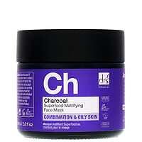 Dr Botanicals Charcoal Superfood Mattifying Face Mask 60ml