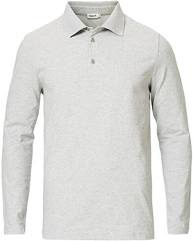 Filippa K Luke Lycra Long Sleeved Polo Shirt (Herr)
