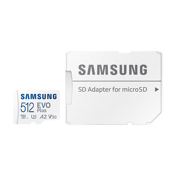 Samsung Evo Plus microSDXC MC512KA Class 10 UHS-I U3 ...