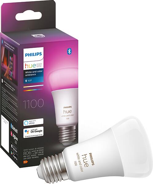 Philips Hue White And Color LED E27 A60 2000K-6500K  ...