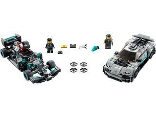 LEGO Speed Champions 76909 Mercedes-AMG F1 W12 E Performance & Mercedes-AMG