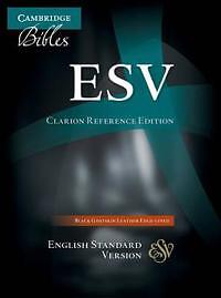 ESV Clarion Reference Bible, Black Edge-lined Goatskin Leather, ES486: