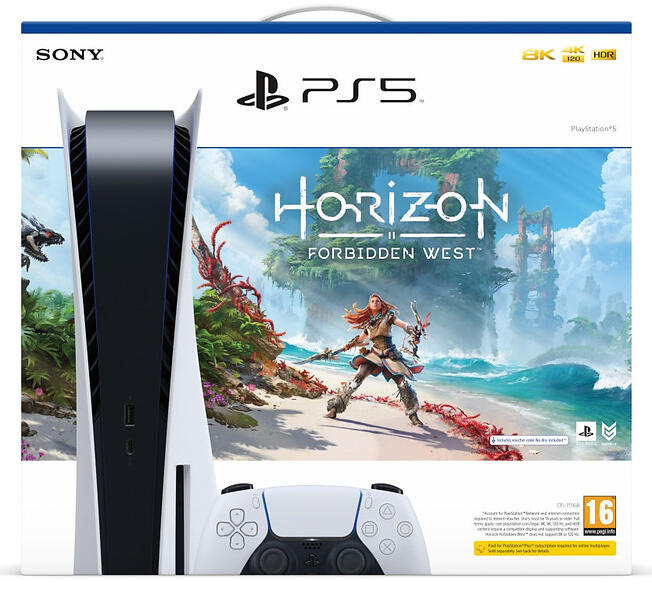 Sony PlayStation 5 (PS5) (+ Horizon: Forbidden West) ...