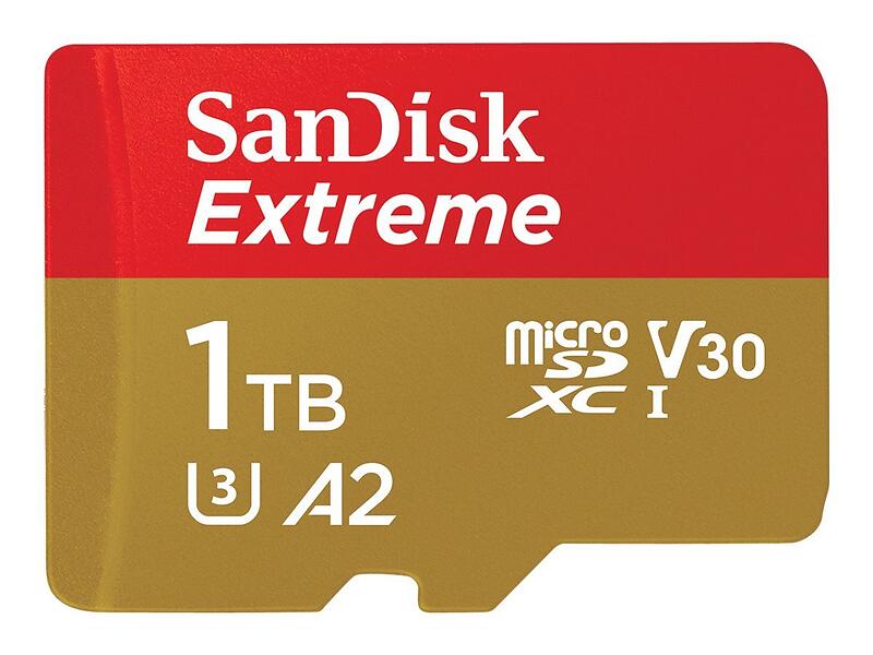 SanDisk Extreme microSDXC Class 10 UHS-I U3 V30 A2 1 ...