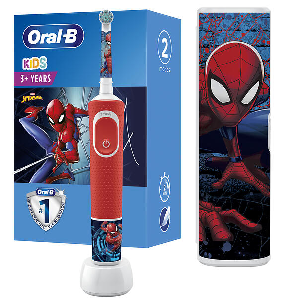 Oral-B Vitality100 Kids Spiderman + Travel Case