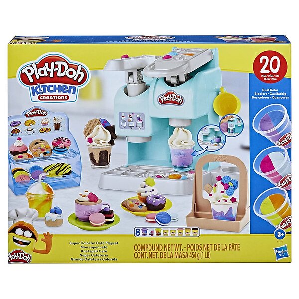 Hasbro Play-doh Kitchen Creations Super Colorful Cafe Playset