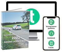 Körkortsboken På Engelska 2022 ; Driving Licence Book (book Theory Pack With Online Exercises, Theory Questions, Audiobook & Ebook)