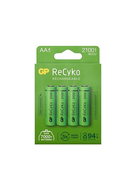 GP Batteries ReCyko AA 2100 mAh 4-pack
