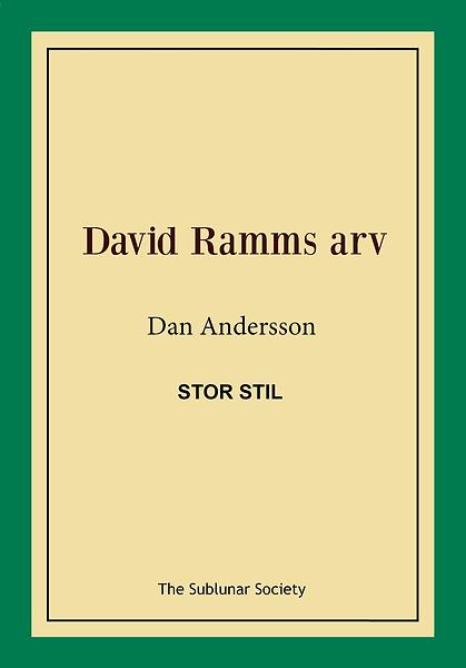 David Ramms Arv (stor Stil), Från 249 kr