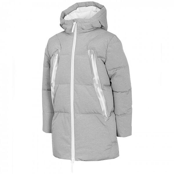 4F JUNIOR Jacket Fille - Veste De Ski Corail Fluo Taille 152