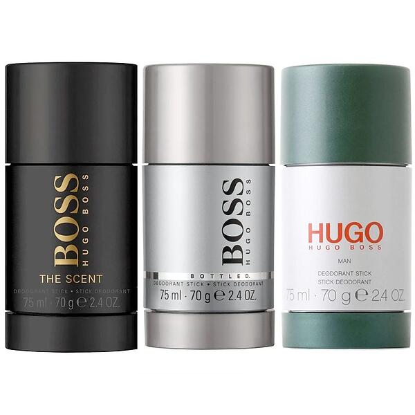 Hugo Boss Bottled + Man + The Scent Deostick 3-pack