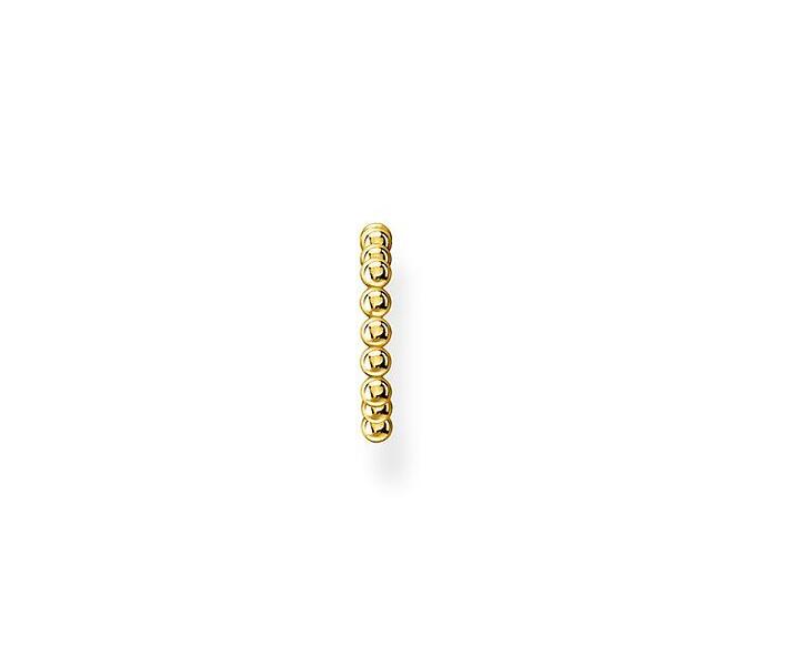 Ear Cuff Thomas Sabo Con Palline Oro - Orecchio A Cerchio In Argento 925 Per Donna - 5