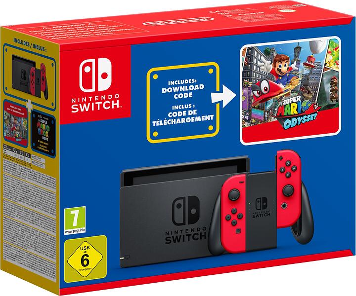 Nintendo Switch (incl. Super Mario Odyssey) 2023 32GB